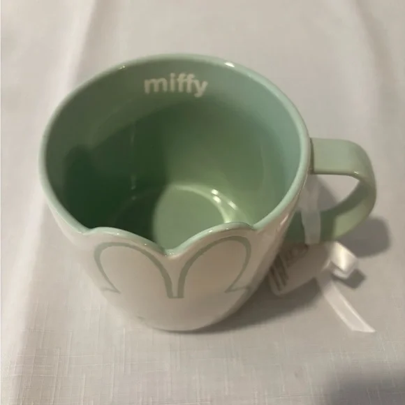 Miffy by Magenta Mug Green & White 18 oz - Picture 3 of 4